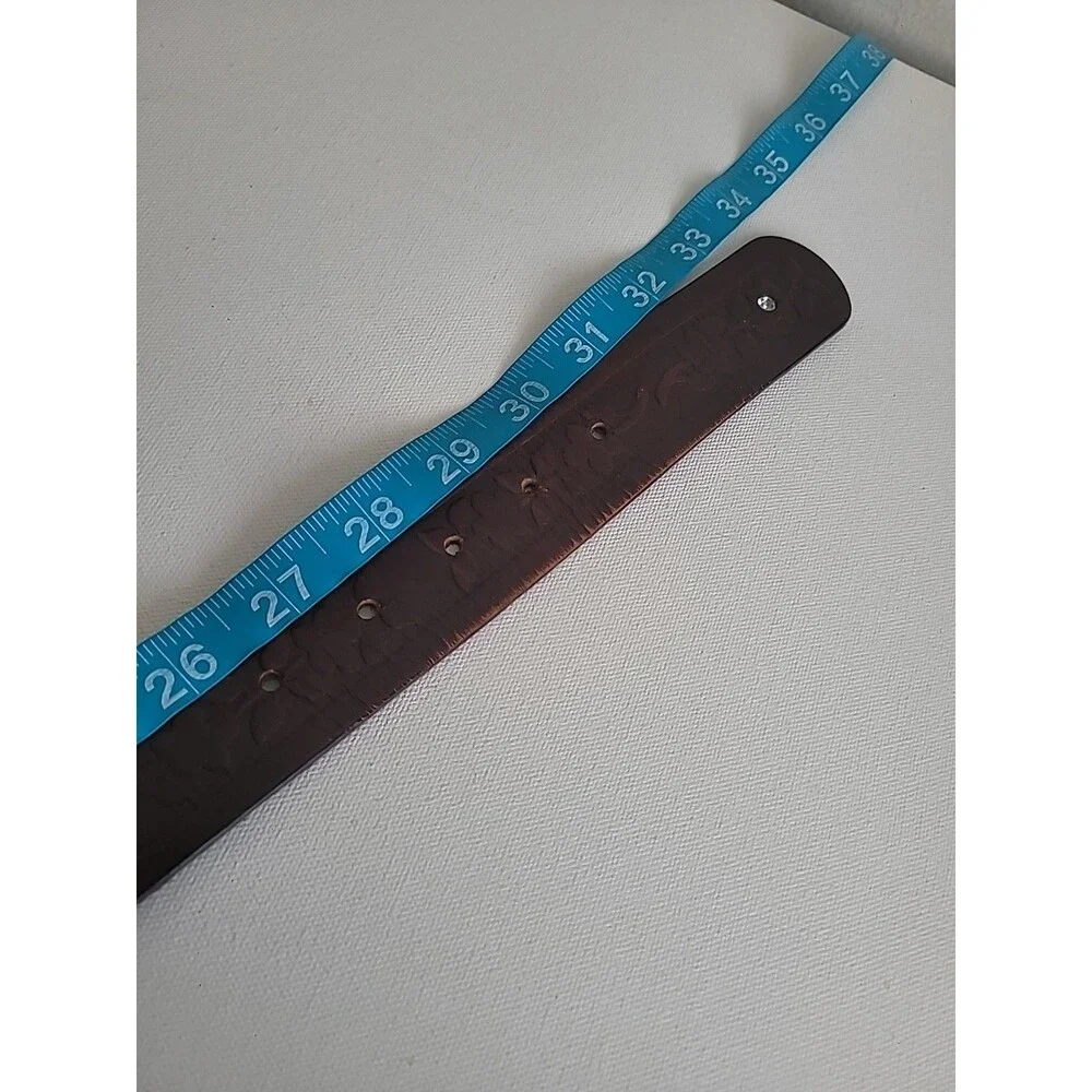 The Limited Chocolate Brown Boho Belt Sz M Western Rodeo Cowgirl Bohemian